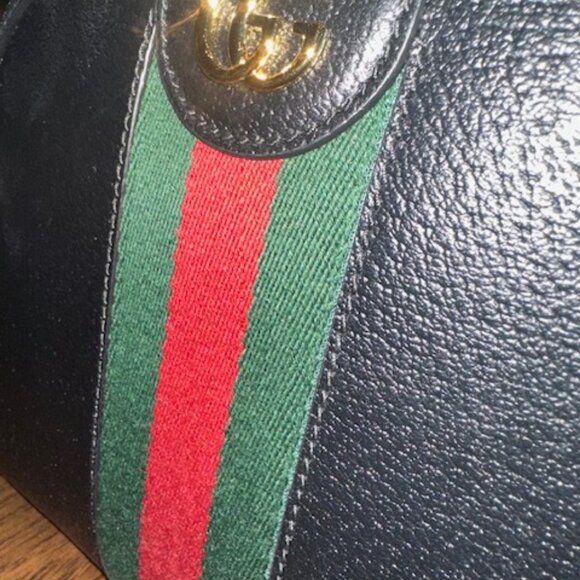 NWT Gucci Ophidia Small Web leather Dome Crossbody bag - Picture 5 of 11